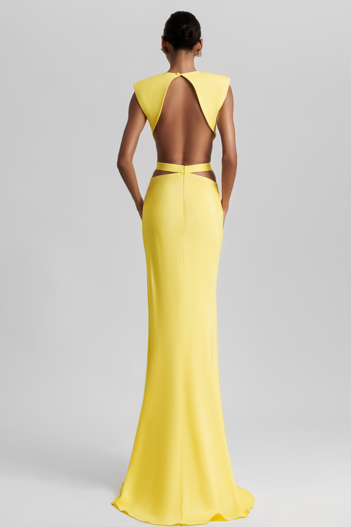 Quinn Gown in Yellow by Gemy Maalouf - RENTAL
