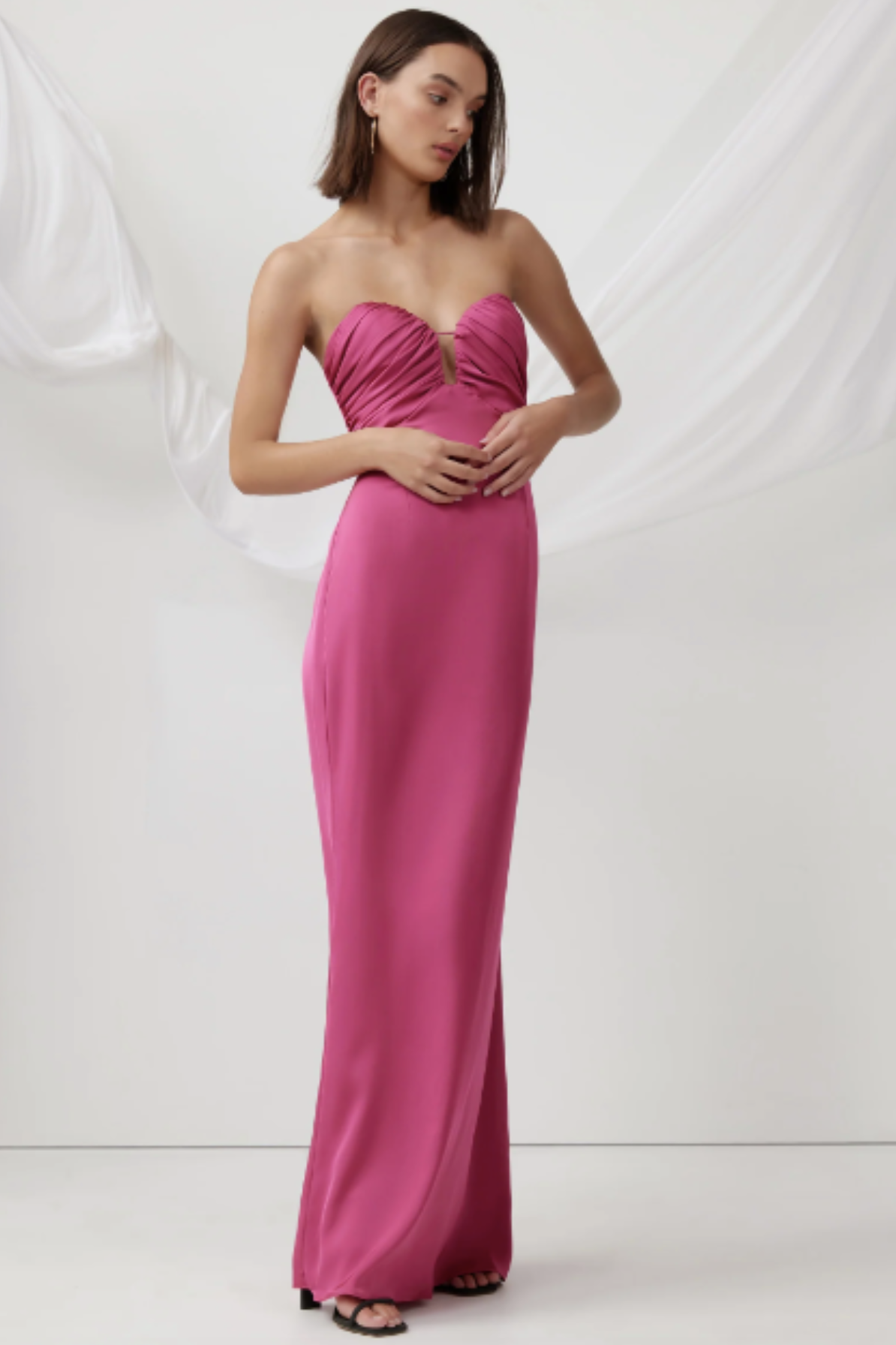 Vespa Gown in Magenta by Lexi - RENTAL