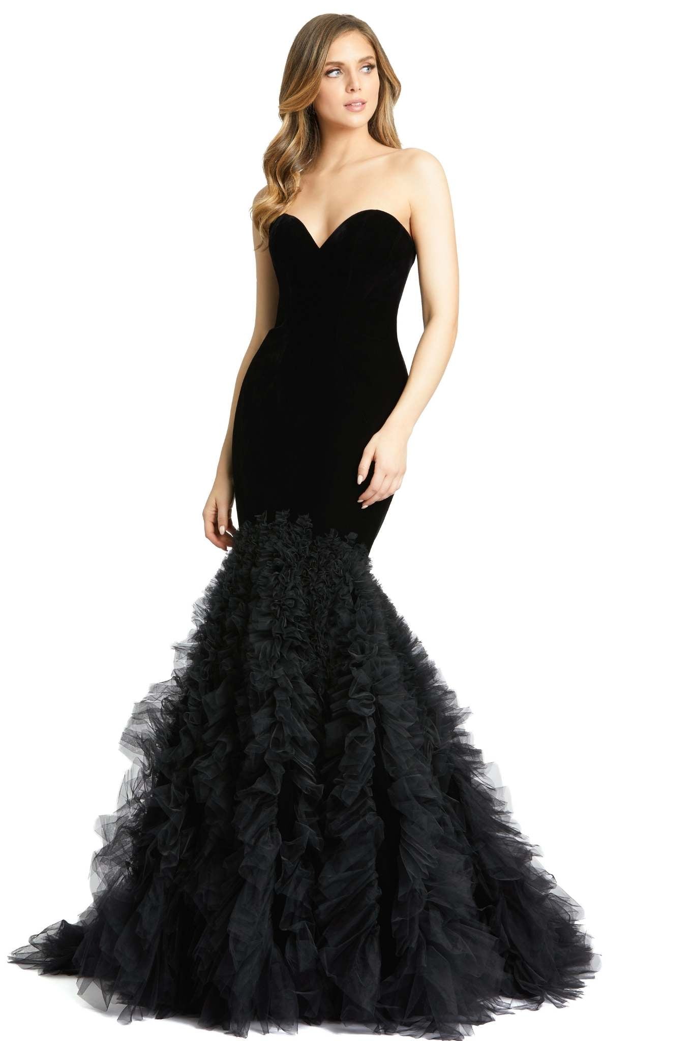 Black Lace Strapless Dress -  Canada