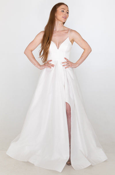 Provence White Gown by Bariano