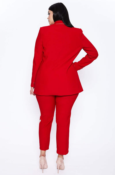 red suit by Hebe Studio