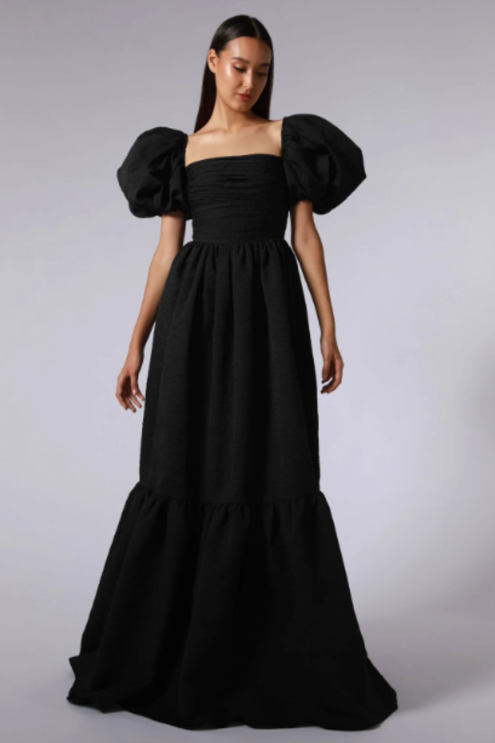 美品【SUKU 】DRESSING GOWN ブラック S Ｍ Samanarola long dress 15752 Black | Samsøe Samsøe®