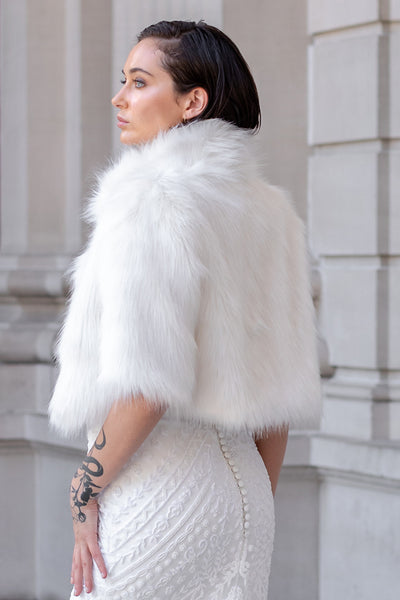 Desire Crop Faux Fur Jacket by Unreal Fur - RENTAL