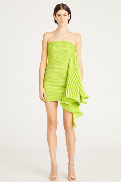 Kayleigh Party Dress in Limeade by AMUR - RENTAL