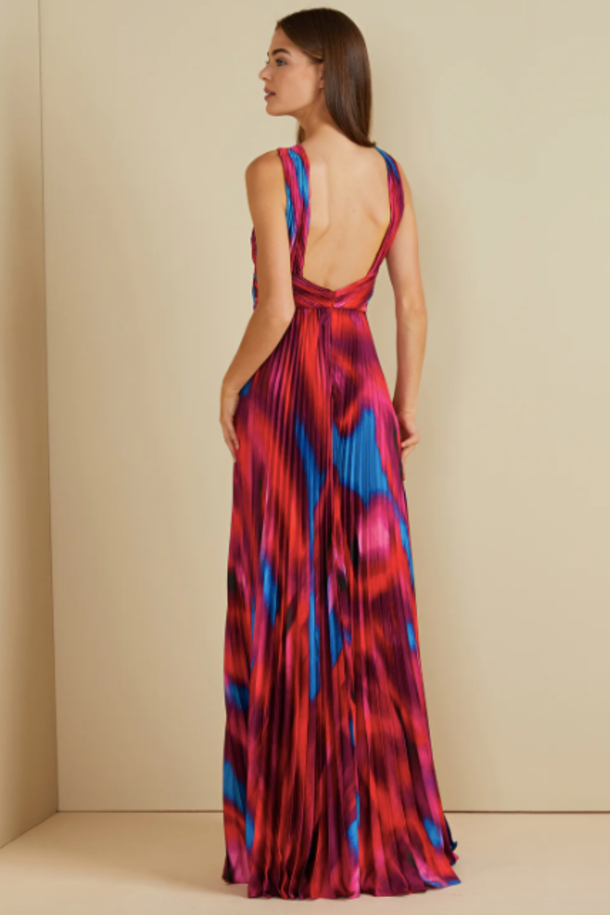 Fire and Ice Halter Gown by AMUR - RENTAL