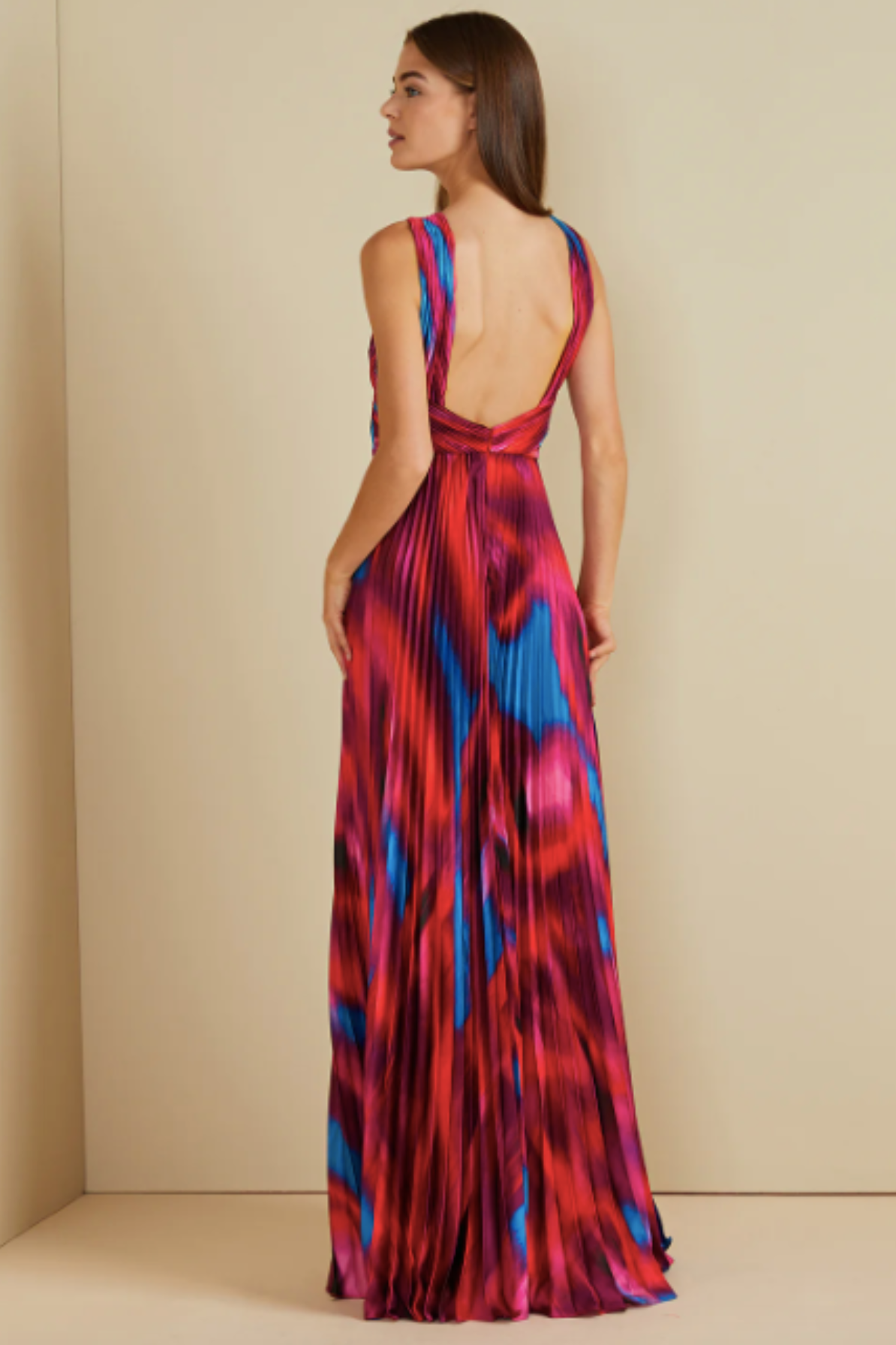 Fire and Ice Halter Gown by AMUR