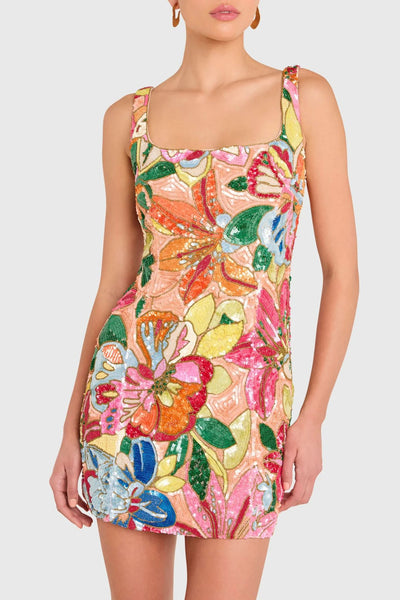 Augustine Beaded Mini Dress by Amanda Uprichard - RENTAL