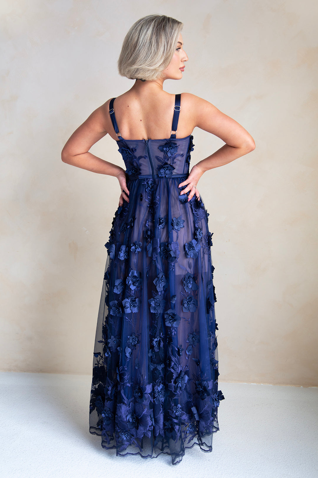 anastasia dress blue Anastasia Navy Gown by Bronx and Banco