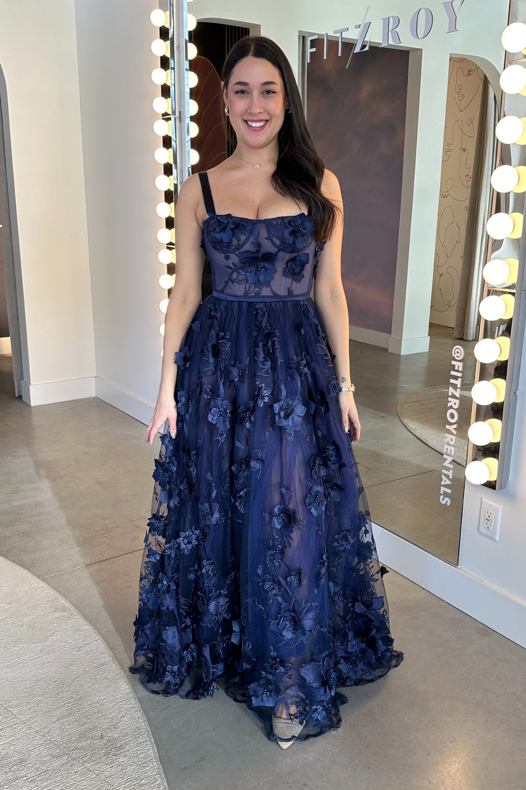 Anastasia Navy Gown by Bronx and Banco - RENTAL The Fitzroy Anastasia Navy Gown by Bronx and Banco - RENTAL The Fitzroy