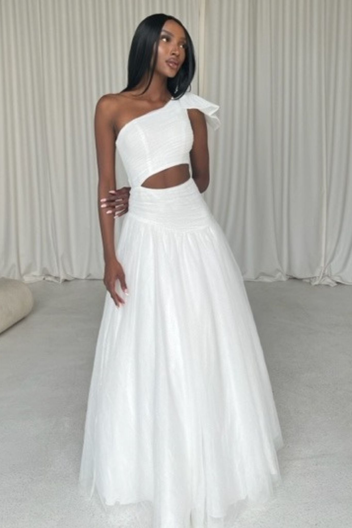 Odette Cut Out Gown by Bariano - RENTAL