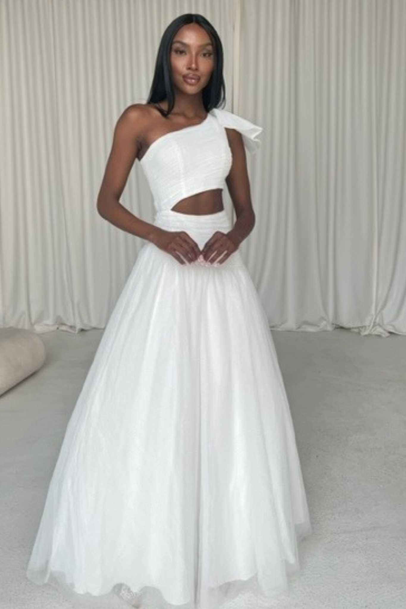 Odette Cut Out Gown by Bariano - RENTAL