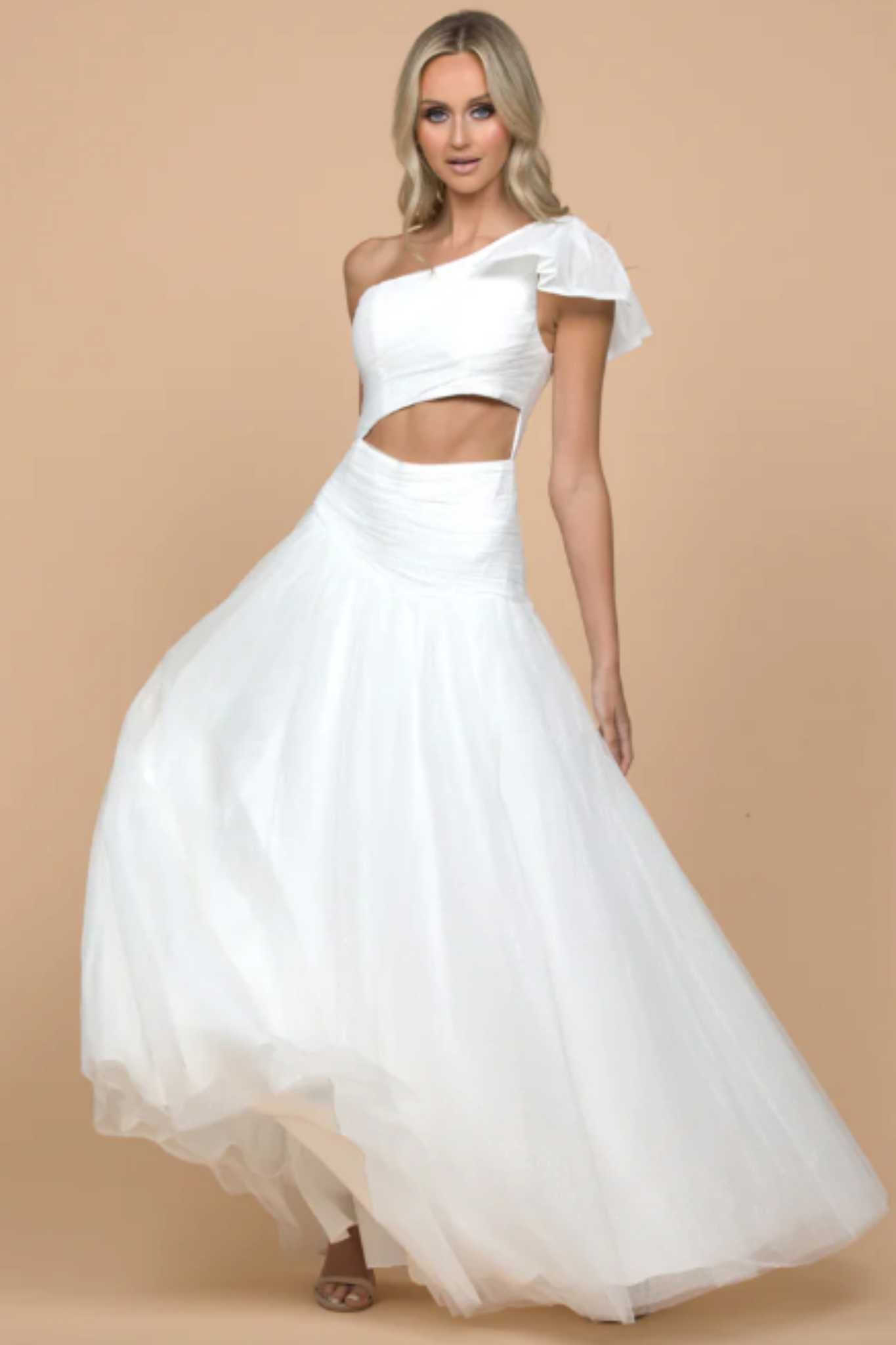 Odette Cut Out Gown by Bariano - RENTAL