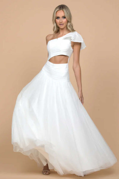 Odette Cut Out Gown by Bariano - RENTAL