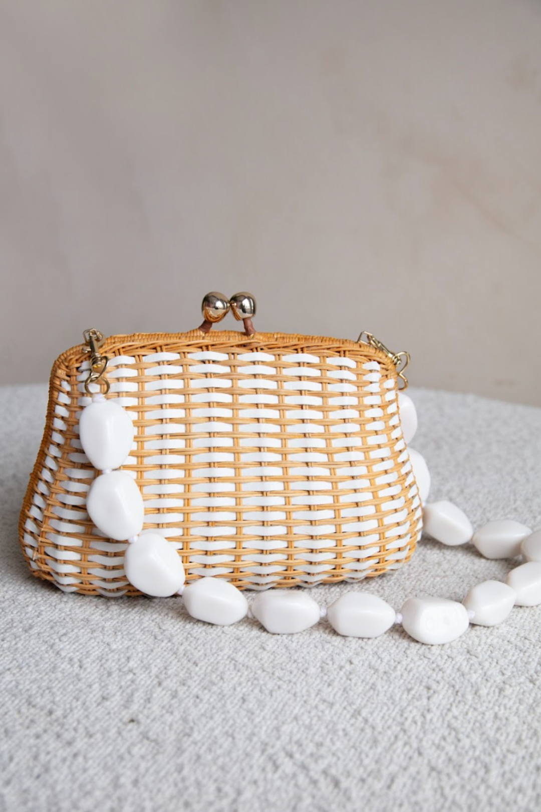 Lexi Large Beaded Box Clutch