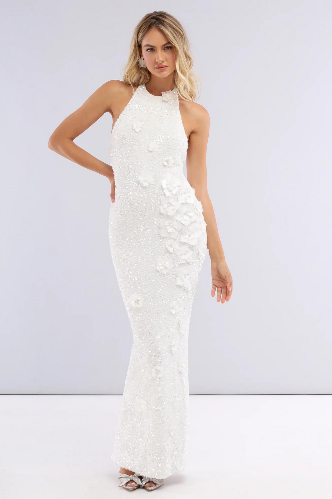 Brice Halter Dress by HELSI