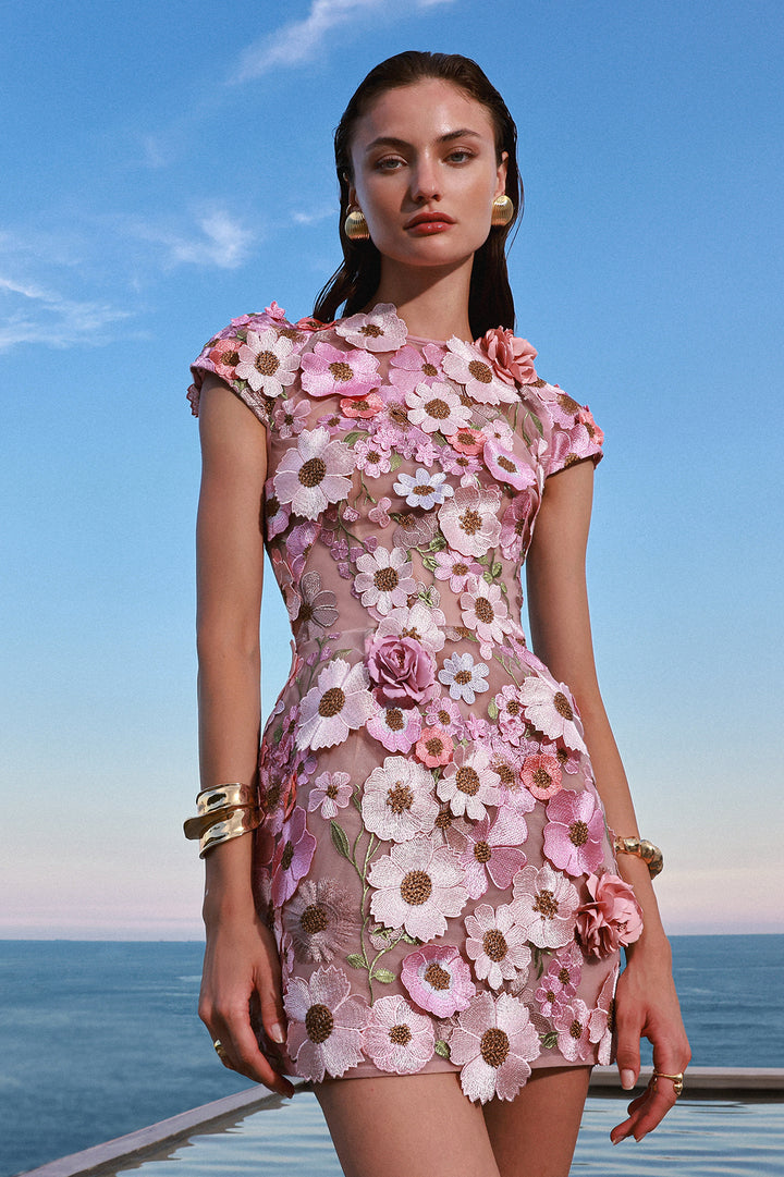 Rosee Cap Sleeve Mini Dress by Bronx Banco - RENTAL – The Fitzroy