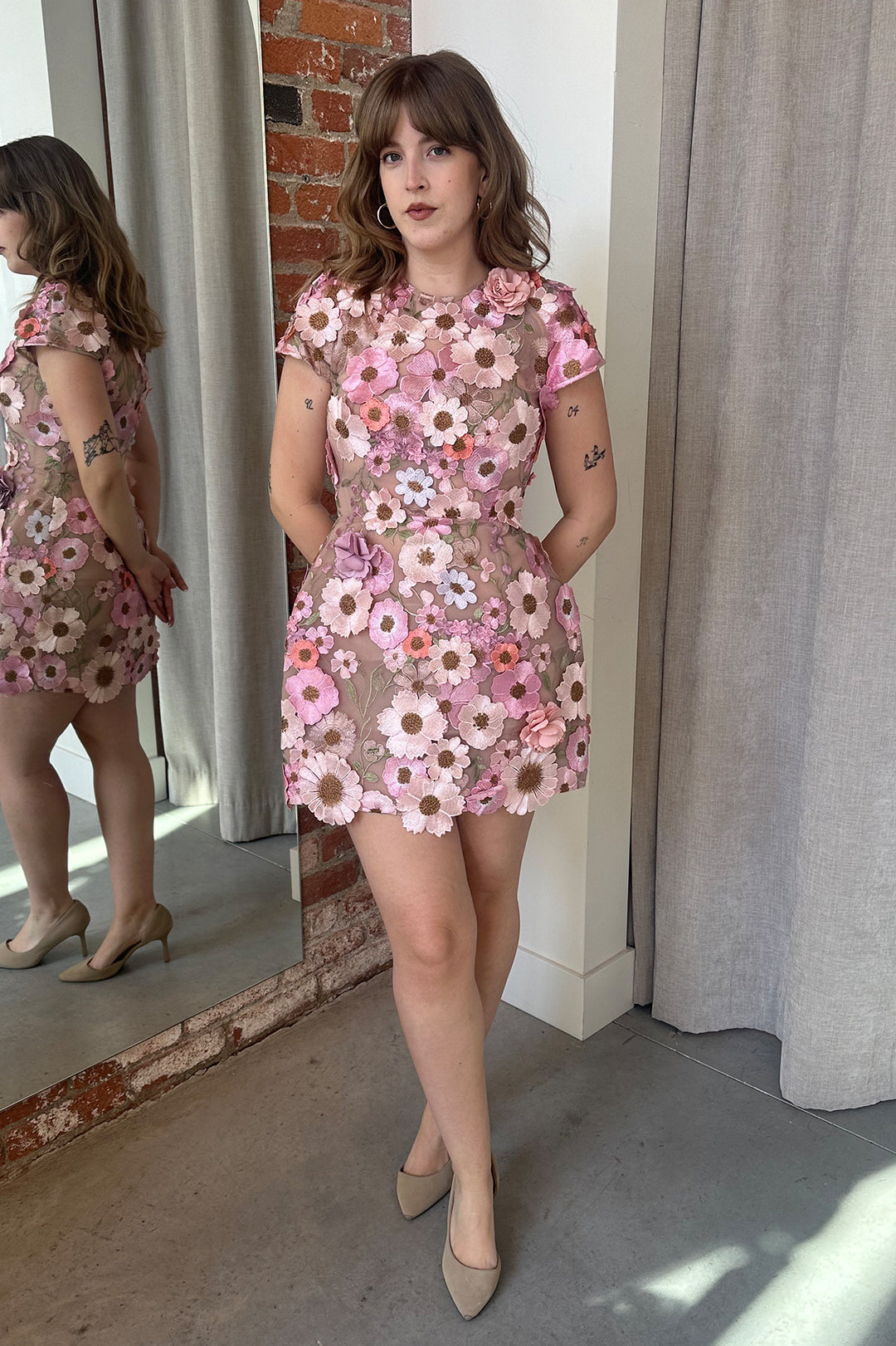 Rosee Cap Sleeve Mini Dress by Bronx and Banco – The Fitzroy