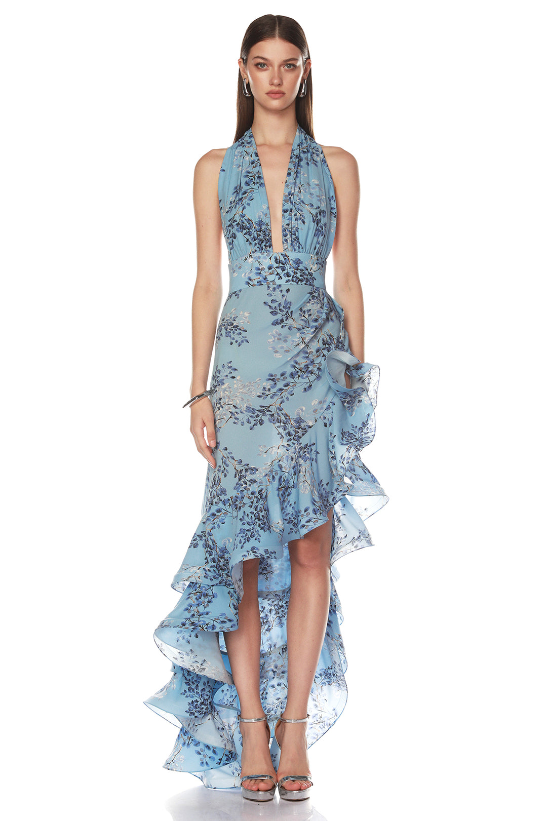 Bronte Blue Poppy Gown by Bronx and Banco – The Fitzroy
