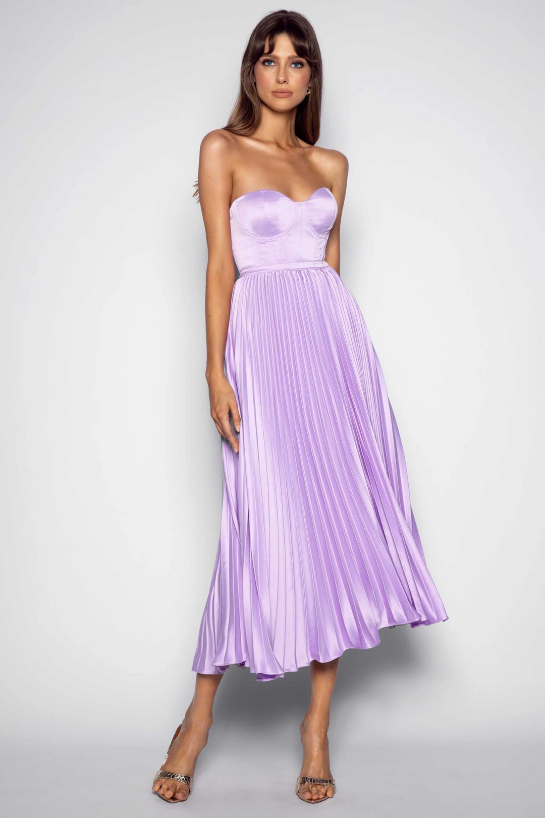 Milan Dress in Lavender by Elle Zeitoune - RENTAL The Fitzroy Milan Dress in Lavender by Elle Zeitoune - RENTAL The Fitzroy