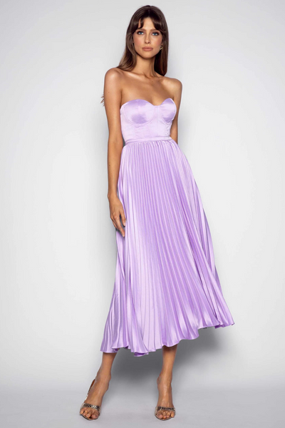 Milan Dress in Lavender by Elle Zeitoune - RENTAL