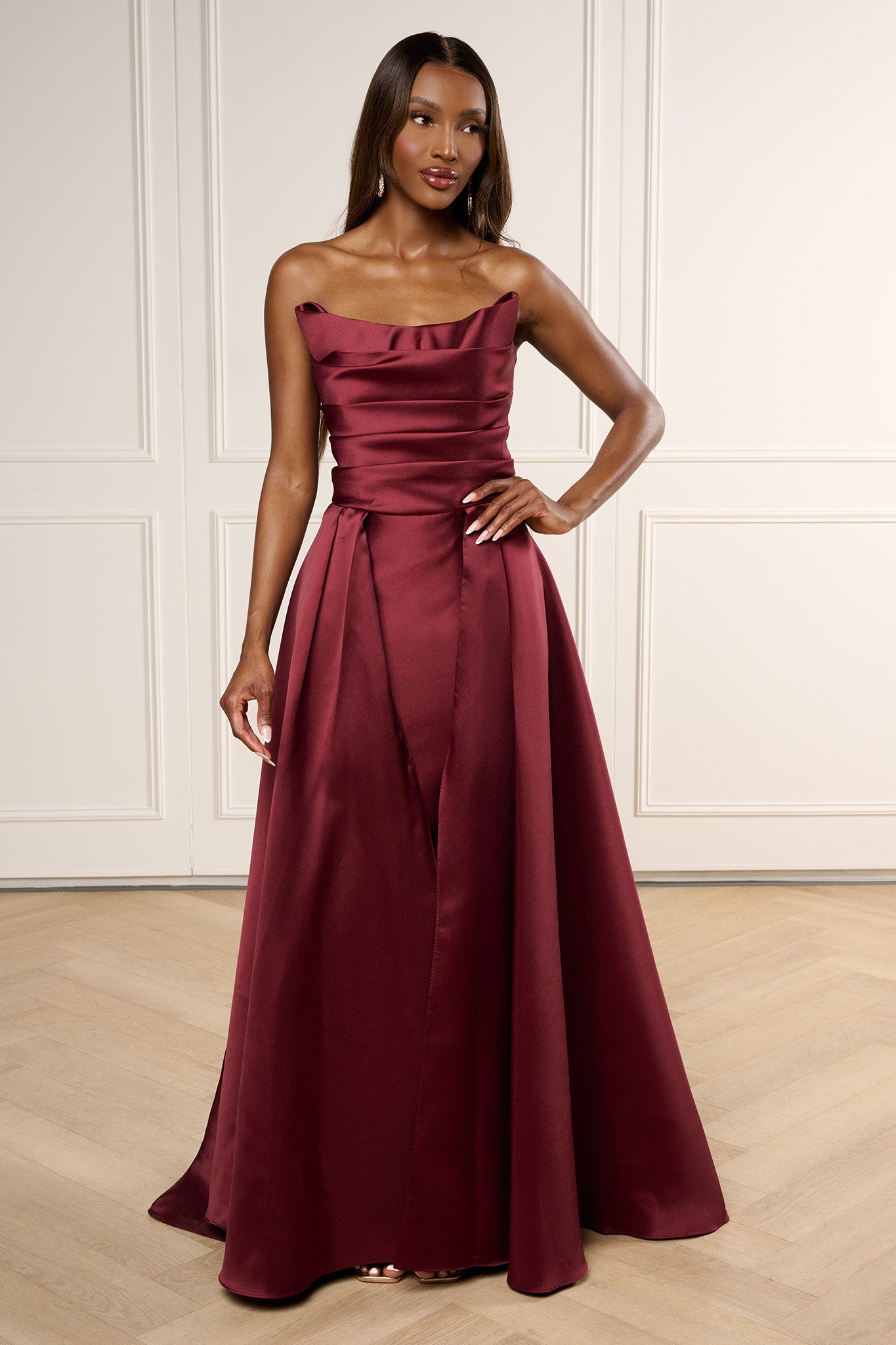 perth burgundy ball dress hire Empress Gown by Nicole Bakti- RENTAL – The Fitzroy rat city Sexy Sparkly Black Off-shoulder Tulle Color:Ivory