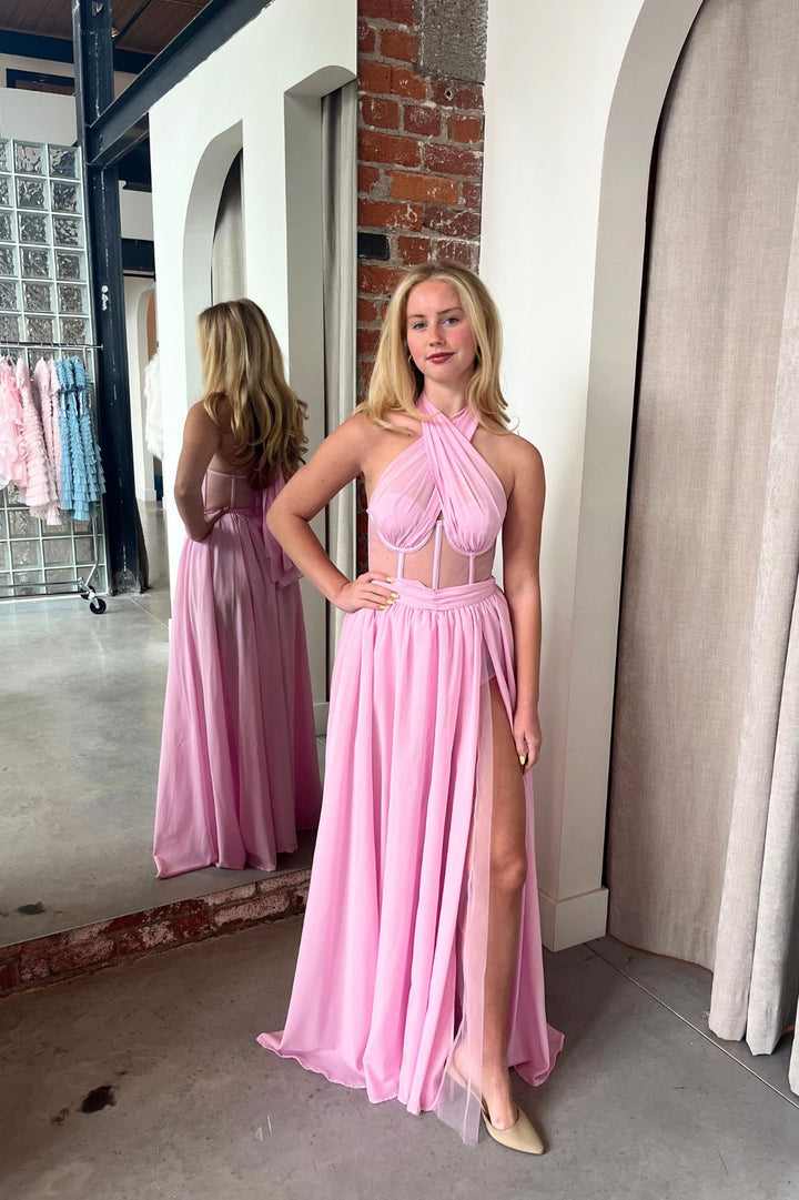 r*e様 【Apolina】Penelope Dress - Pink Sand r*e様 【Apolina】Penelope Dress - Pink Sand