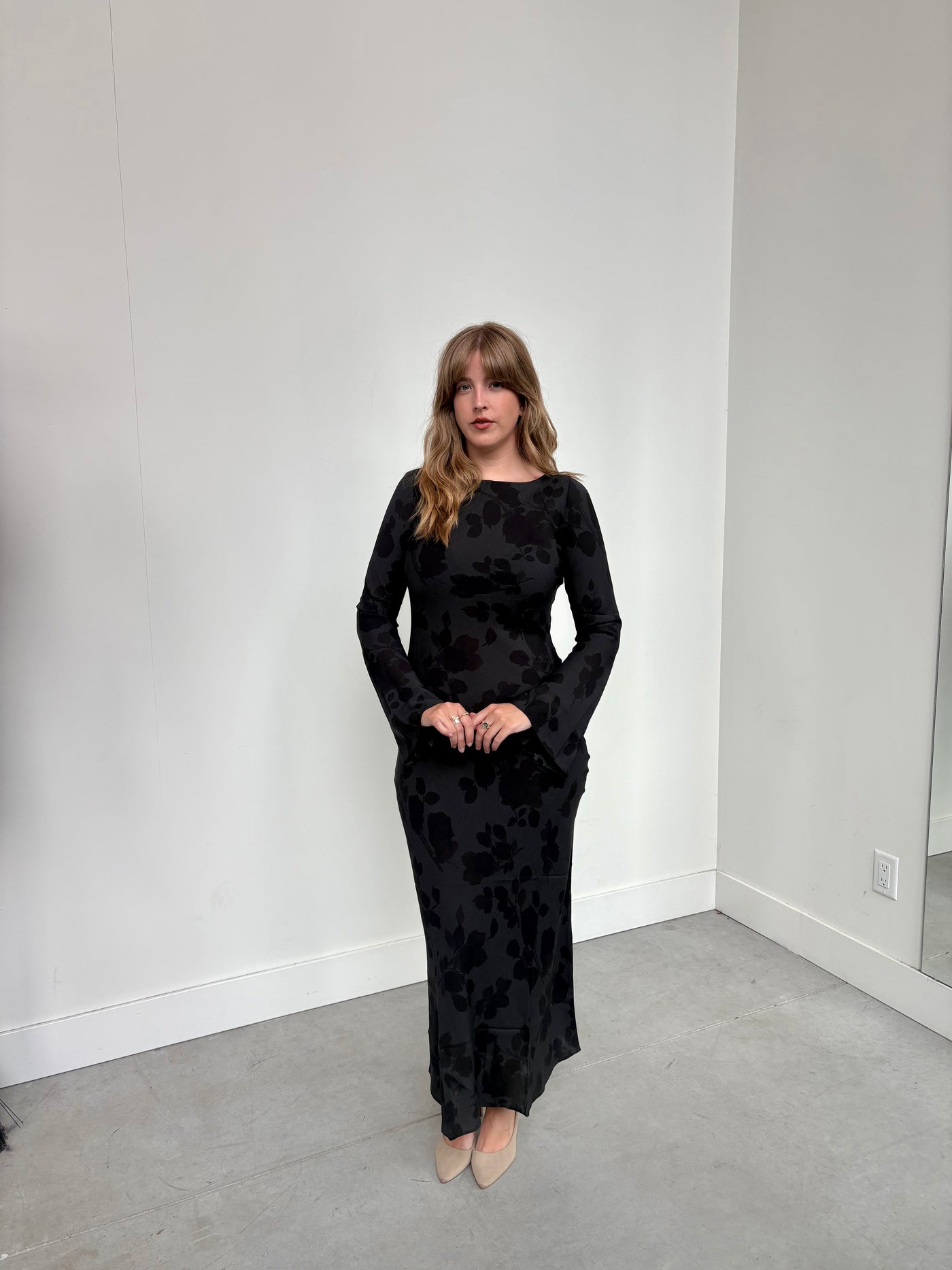 Gia Dress in Midnight Rose by Realisation Par - RENTAL