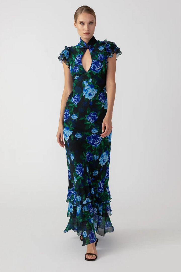 gracie satin maxi dress Gracie Dress by Sau Lee