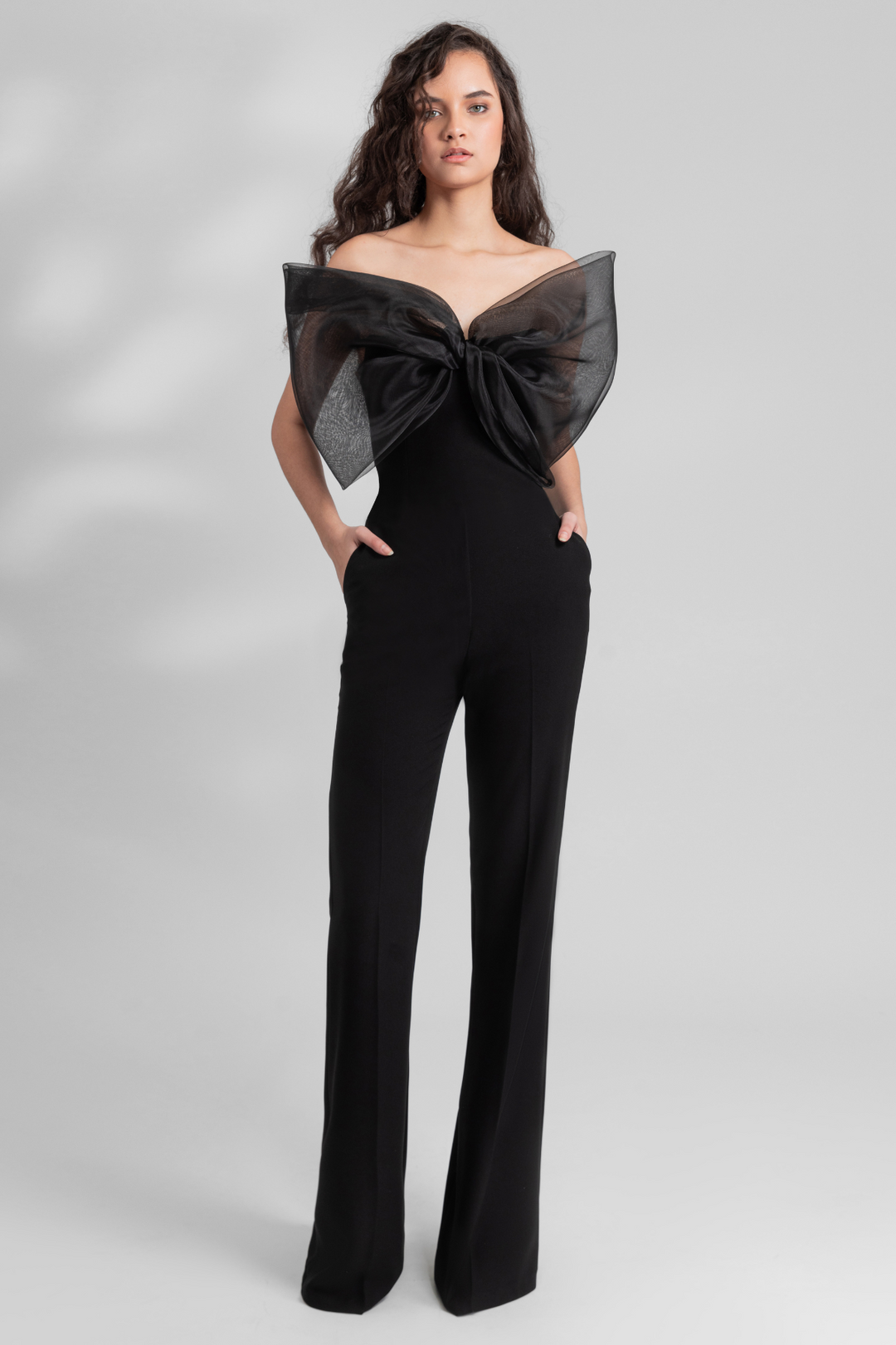 Arden Bow Jumpsuit by Gemy Maalouf - RENTAL – The Fitzroy