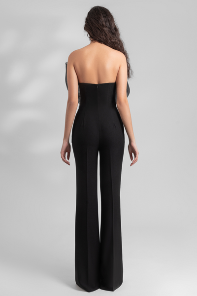 Arden Bow Jumpsuit by Gemy Maalouf - RENTAL