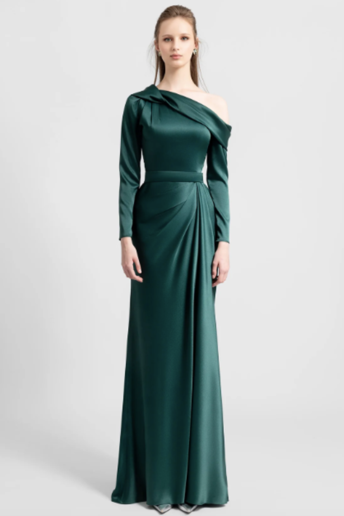 Salazar Draped Gown by Gemy Maalouf - RENTAL