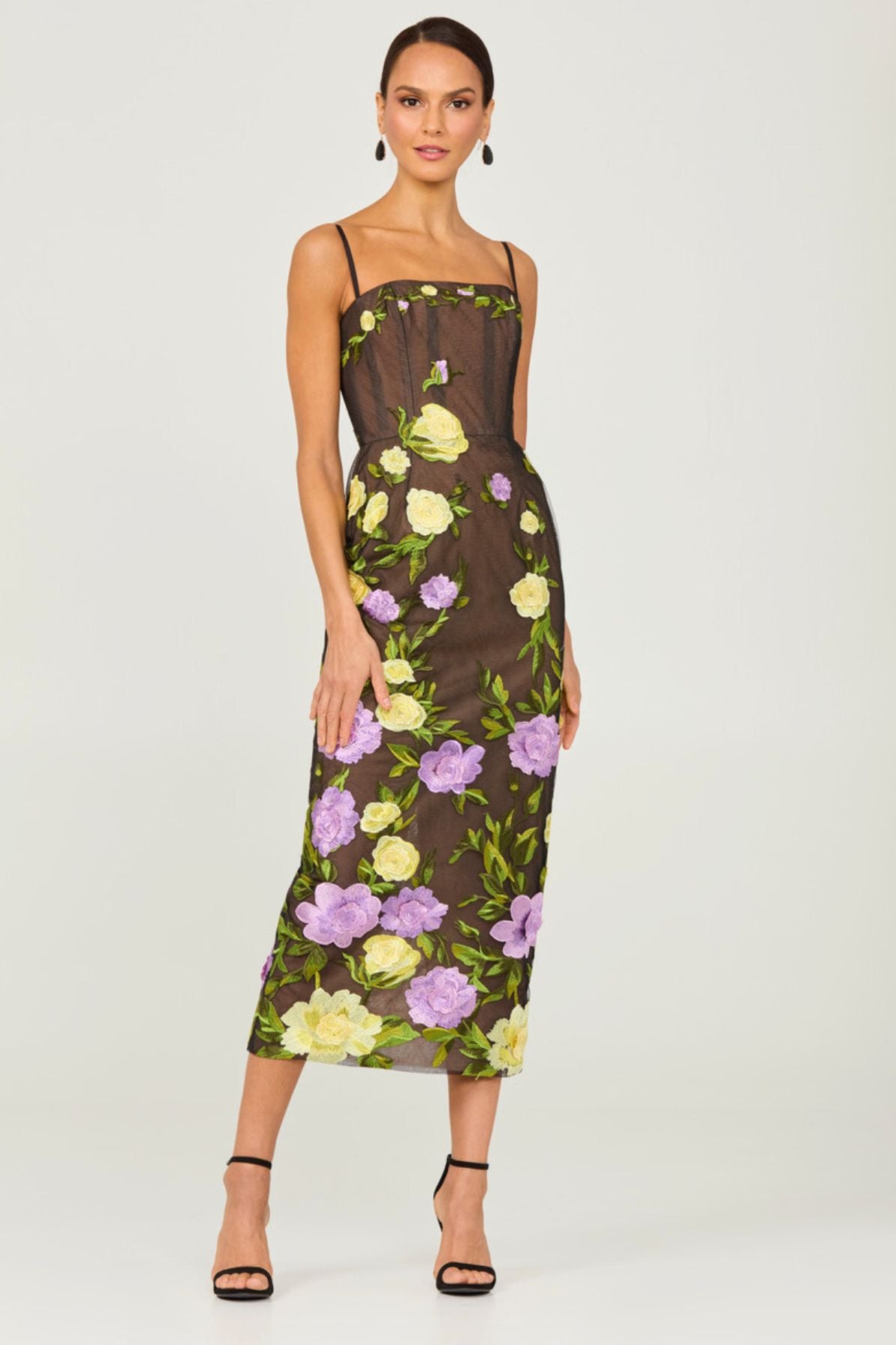 Aster Midi Dress by HELSI - RENTAL