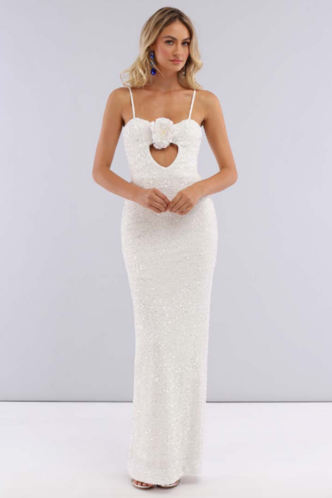 Vega Dress in White by HELSI Vega Dress in White by HELSI