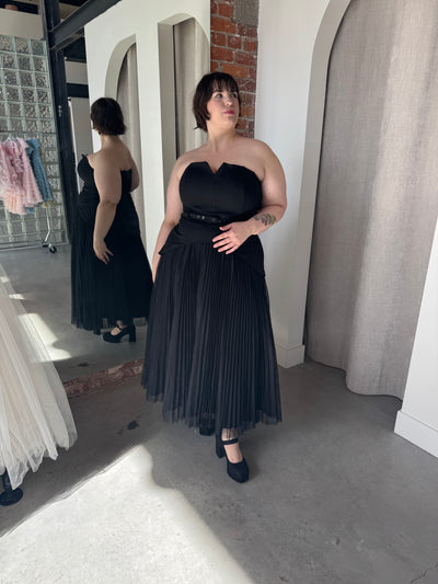 Lilibet Strapless Tulle Dress by Hutch - RENTAL