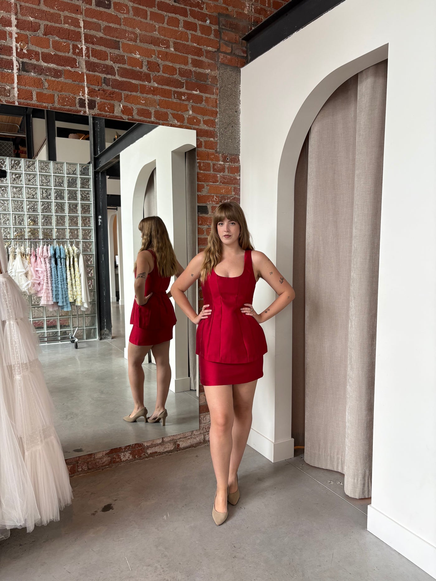 Empire Mini Dress by Amanda Uprichard - RENTAL