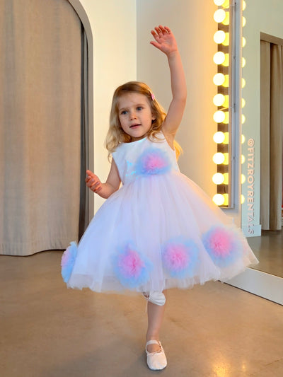 The Penny Pom Pom - Children's Designer Dress by Narces - RENTAL