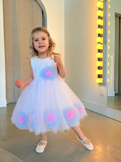 The Penny Pom Pom - Children's Designer Dress by Narces - RENTAL