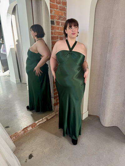 Losanna Satin Gown by Rixo London - RENTAL