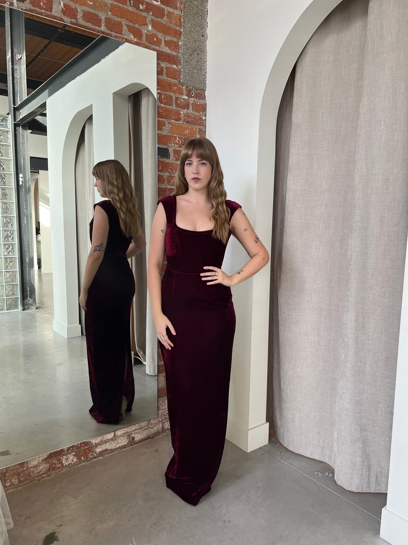 Brooke Velvet Gown by Sau Lee - RENTAL