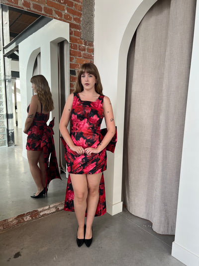 Dark Romance Mini Dress by For Love and Lemons - RENTAL