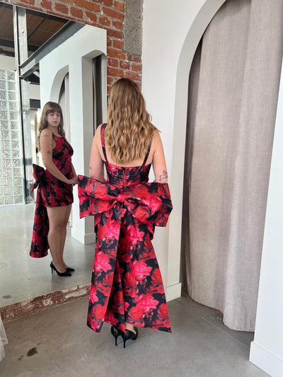 Dark Romance Mini Dress by For Love and Lemons - RENTAL