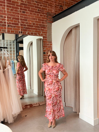 Florence Fallen Floral Maxi Dress by For Love and Lemons - RENTAL