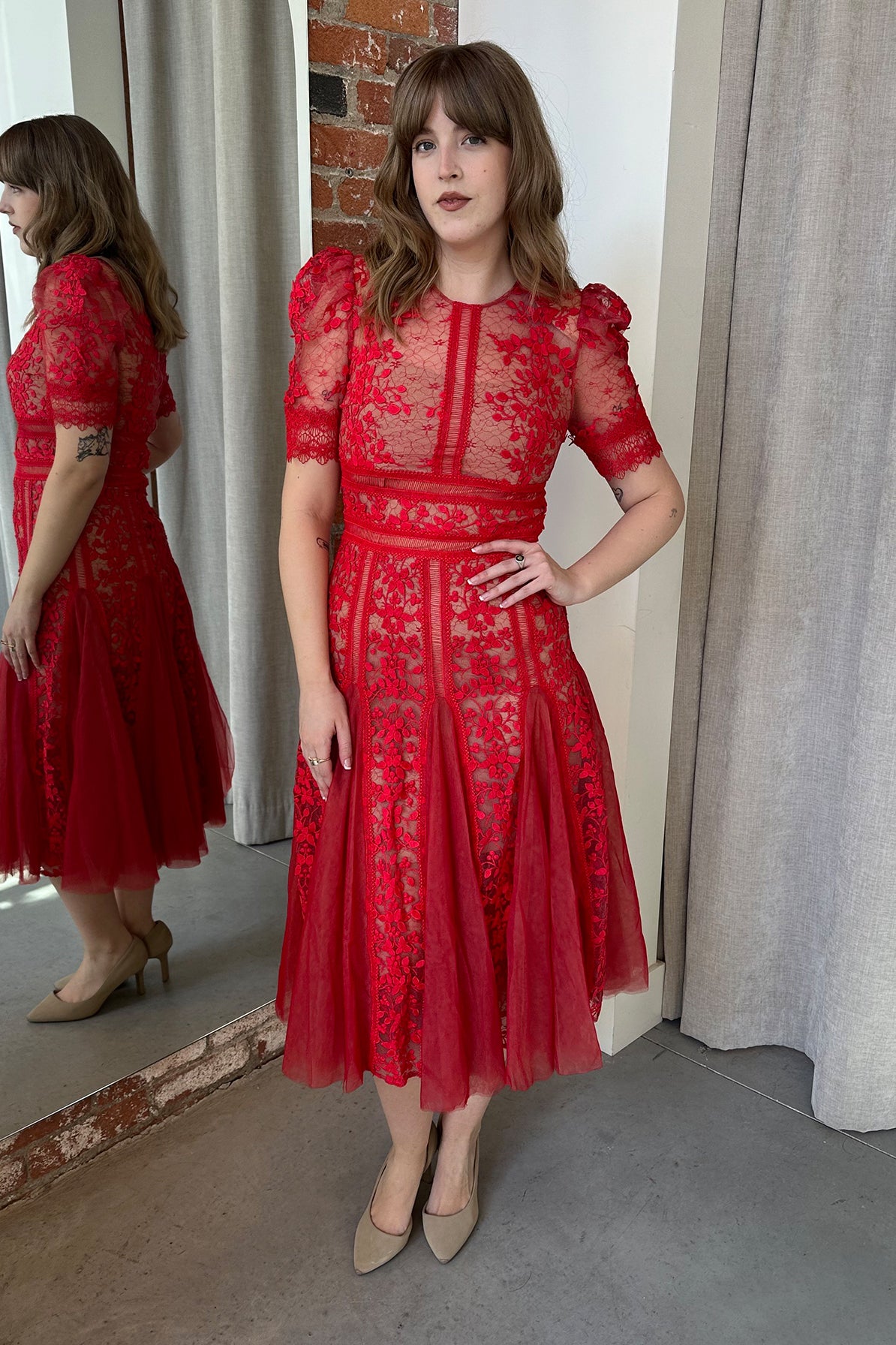 Megan Midi Dress by Bronx and Banco The Fitzroy Megan Midi Dress by Bronx and Banco The Fitzroy