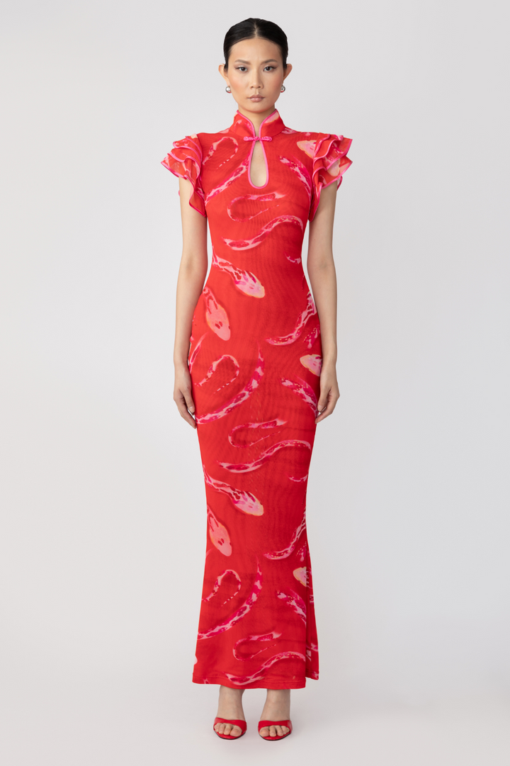 Keilani Mesh Dress by Sau Lee RENTAL – The Fitzroy