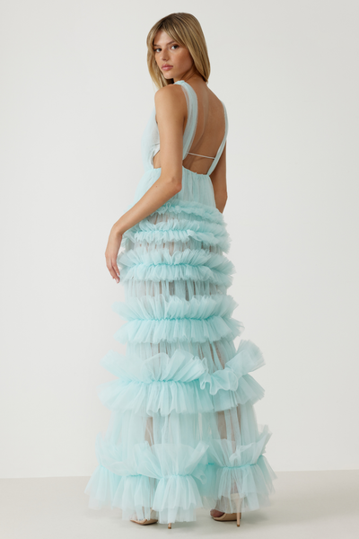 Mariella Dress in Seafoam by Lexi - RENTAL
