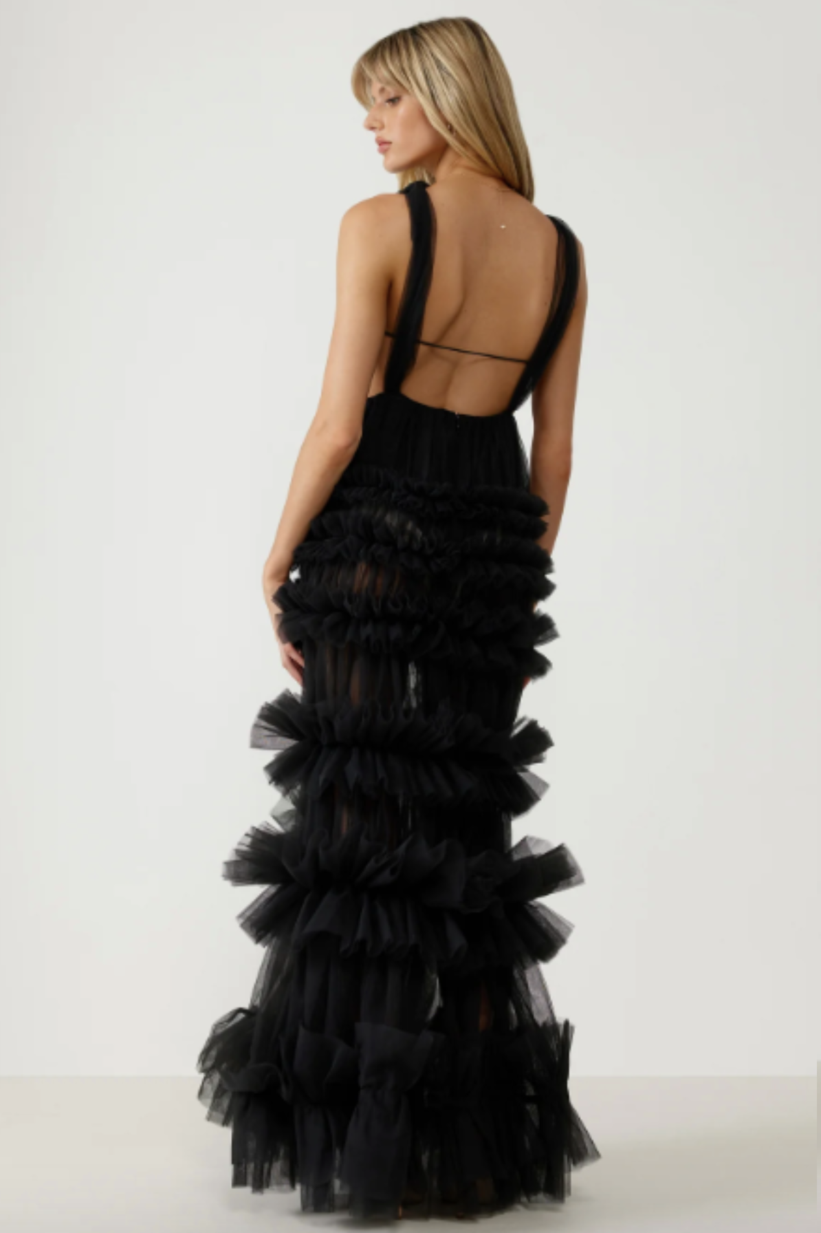 Mariella Dress in Black by Lexi - RENTAL