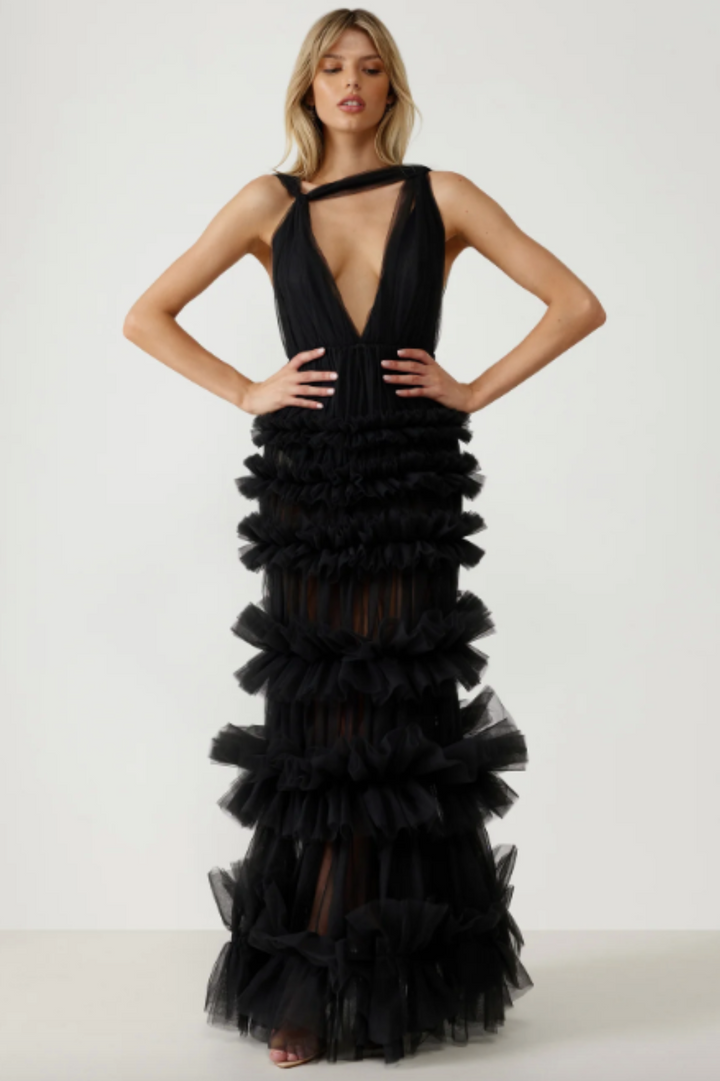 Mariella Dress in Black by Lexi RENTAL – The Fitzroy