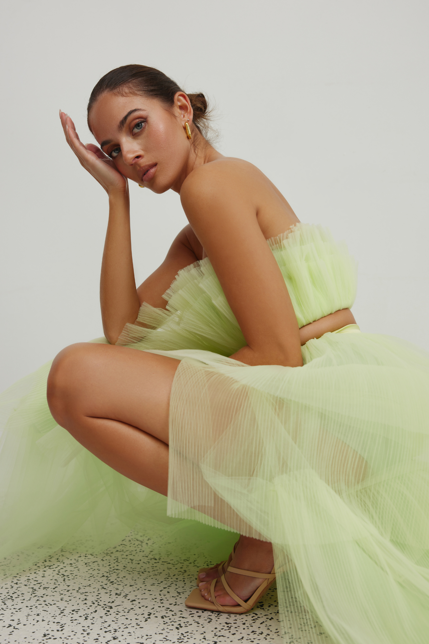 Lorena Two Piece in Lime Green by Lexi - RENTAL