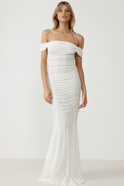 Xena Dress in White by Lexi - RENTAL