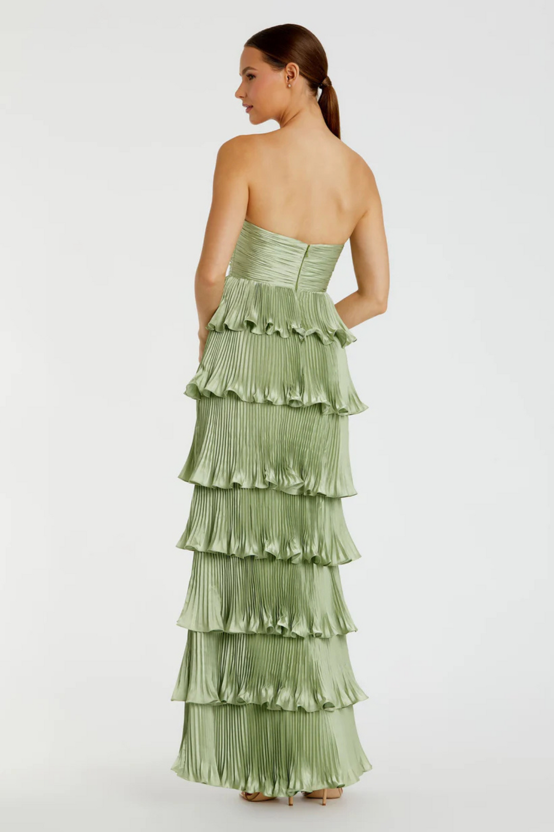 Tallulah Tiered Ruffle Gown by Mac Duggal - RENTAL – The Fitzroy